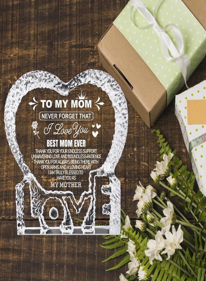 K-MLICE Mothers Day Mom Gifts, Birthday Crystal Gifts for Mom from Daughter Son Happy Mothers Day Anniversary Christmas Mama to My Mom Best Presents - Image 2